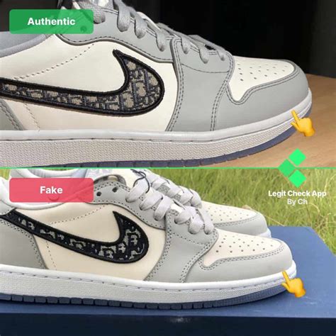 dior jordan 1 low false